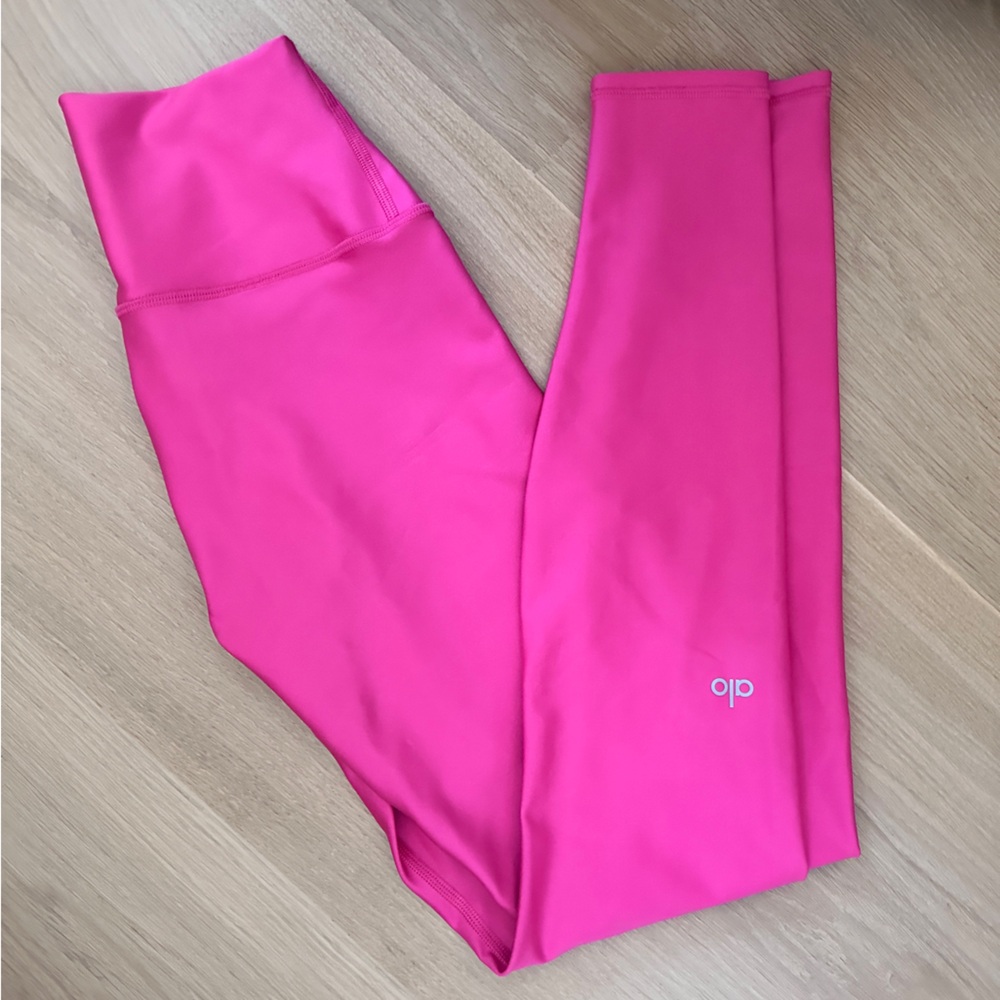 Hot pink Alo leggings size S